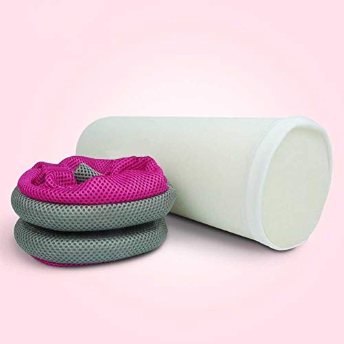 Fancylande Bolster Yoga Almohadón Rodillo Relleno de Espelta - Cubierta en Algodon Lavable-Cojin Rodilla Yoga - Bolster Yoga Espuma Algodon