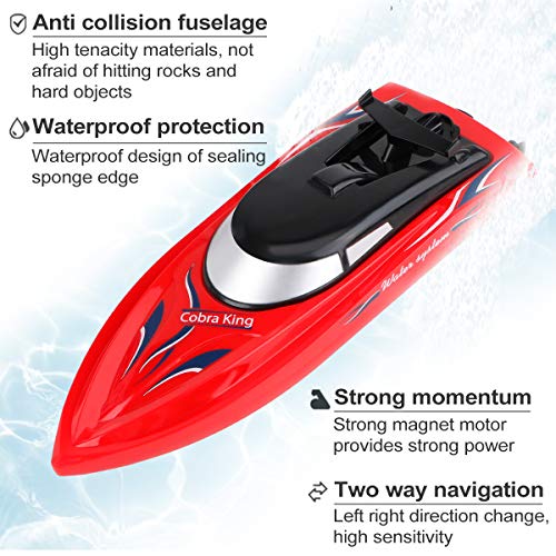 FancyWhoop 2.4GHz Barco de Control Remoto Barco de Carreras Eléctrico Barco RC con Cabeza de Cocodrilo RC Juguete de Parodia Flotante de Agua para Piscina Estanque Jardín Patio Decoración del Hogar FancyWhoop 2.4GHz Barco de Control Remoto Barco de Carreras Eléctrico Barco RC con Cabeza de Cocodrilo RC Juguete de Parodia Flotante de Agua para Piscina Estanque Jardín Patio Decoración del Hogar