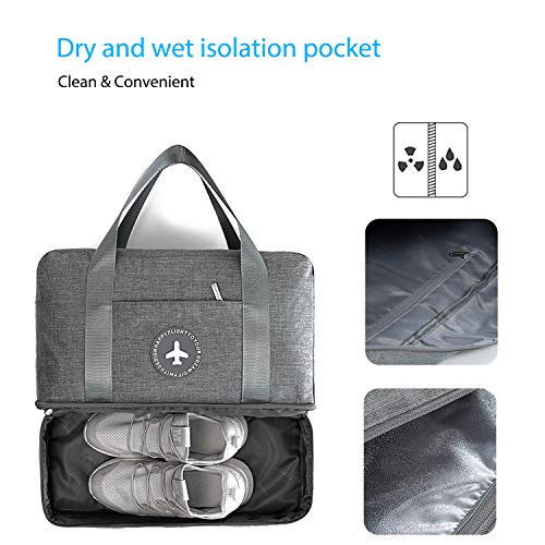FANDARE Bolsa de Viaje Bolsa de Deporte Plegable Bolsa de Gimnasio Bolsa de Natación para Playa Bolsa Portátil para Hombres/Mujeres con Compartimento para Zapatos Impermeable Poliéster Naranja FANDARE Bolsa de Viaje Bolsa de Deporte Plegable Bolsa de Gimnasio Bolsa de Natación para Playa Bolsa Portátil para Hombres/Mujeres con Compartimento para Zapatos Impermeable Poliéster Naranja