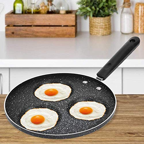 FANDE Sartén de Huevo de Aluminio de 3 Tazas Sartén Antiadherente,Huevo Frito Panqueque Pan Herramienta De Cocina,Sartén Antiadherente,para Huevos y Tortitas, escalfar Huevos. FANDE Sartén de Huevo de Aluminio de 3 Tazas Sartén Antiadherente,Huevo Frito Panqueque Pan Herramienta De Cocina,Sartén Antiadherente,para Huevos y Tortitas, escalfar Huevos.