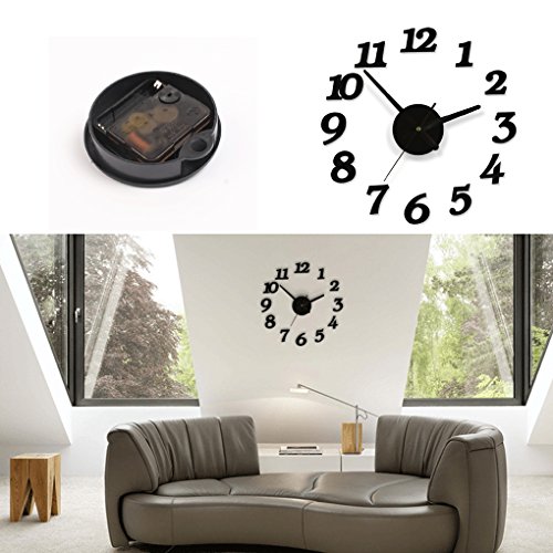 fangfei Reloj de Pared Digital de DIY el Reloj de Pared 3D engomada de la Decoración de la Decoración de Ministerio del Interior fangfei Reloj de Pared Digital de DIY el Reloj de Pared 3D engomada de la Decoración de la Decoración de Ministerio del Interior
