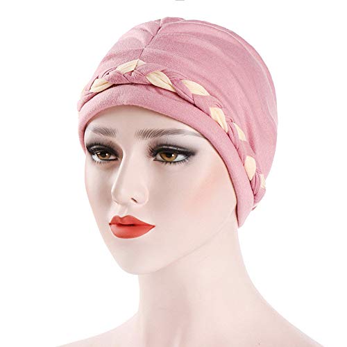 Fannyfuny_Sombrero Unisex de la Bufanda de Cabeza Bandana de Bambu para Quimio Impreso Turbante Headwear para el Cáncer Quimioterapia la Qérdida del Qelo