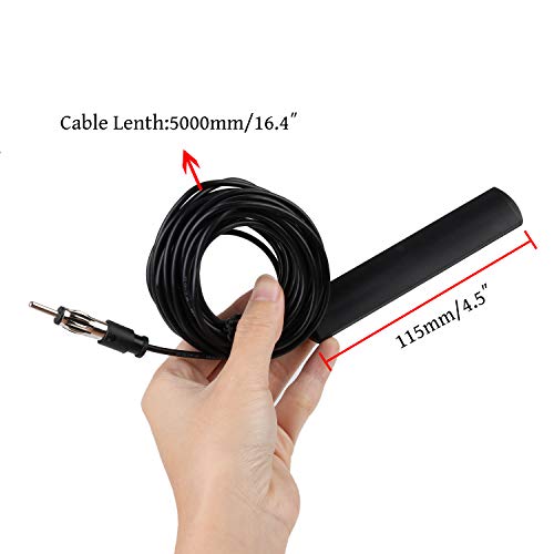 Fansport Antena Radio Coche, ANT-309 Antena De Radio del Coche Antena del Coche Antena De Parche De Antena De Radio Universal Antena De Parabrisas Fansport Antena Radio Coche, ANT-309 Antena De Radio del Coche Antena del Coche Antena De Parche De Antena De Radio Universal Antena De Parabrisas