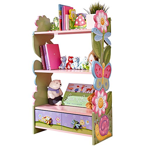 Fantasy Fields Magic Graden KY W-7500A Estantería de Madera, 56 x 29 x 96 cm, Multicolor (Rosa)