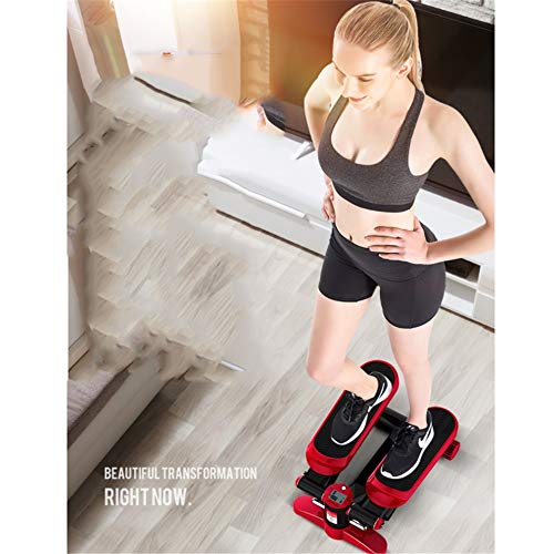 Fanuosuwr Steppers Populares Inteligente App Home Fitness Equipment Ultra silencioso Montaña Escalada Peso del Vientre Pérdida del Pedal de la máquina for Arriba y hacia Abajo Paso a Paso