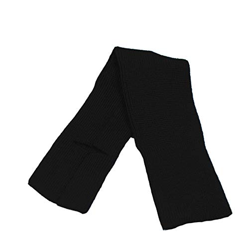 FANXQ Bailar Ballet Calentadores De La Pierna, El Patrón De Tejido De 68 Cm Es Un Clásico, Ideal para Ballet, Jazz, Tap Y Todo Tipo De Danza,Negro