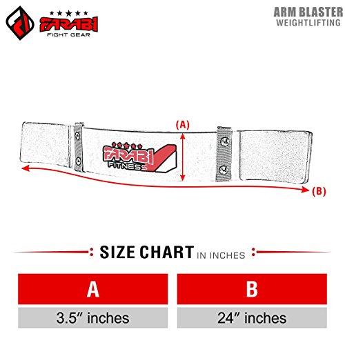 Farabi Arm Blaster Bicep isolater Bar Tricep Curl Bomber Fitness Gym Training by Farabi (Black)