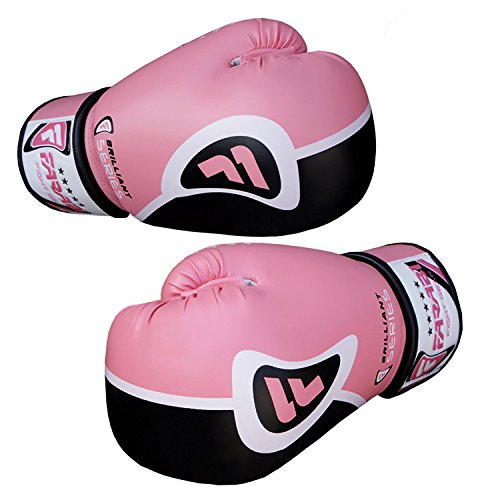 Farabi Boxing Gloves Boxing Gloves for Training Punching Sparring Muay Thai Kickboxing Gloves (Pink, 16Oz) Farabi Boxing Gloves Boxing Gloves for Training Punching Sparring Muay Thai Kickboxing Gloves (Pink, 16Oz)