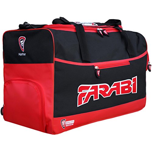 FARABI, Fitness Bolsa de Ropa de Ejercicios de Gimnasio, MMA, Bolsa de Equipo de Boxeo, Bolsa de Viaje Ropa de Entrenamiento Bolsa de Viaje (Red)