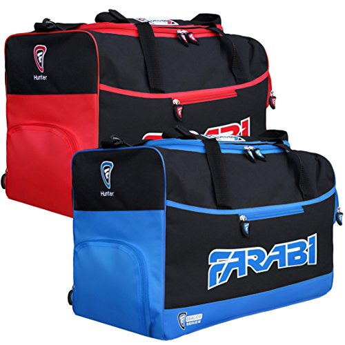 FARABI, Fitness Bolsa de Ropa de Ejercicios de Gimnasio, MMA, Bolsa de Equipo de Boxeo, Bolsa de Viaje Ropa de Entrenamiento Bolsa de Viaje (Red)