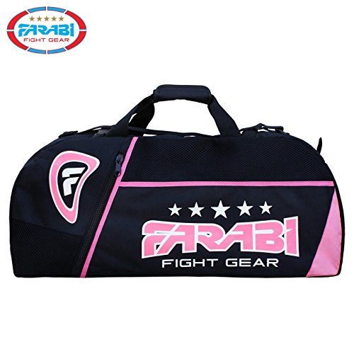 Farabi Fitness Fitness Fitness Fitness - Bolsa de Deporte MMA, Color Rosa