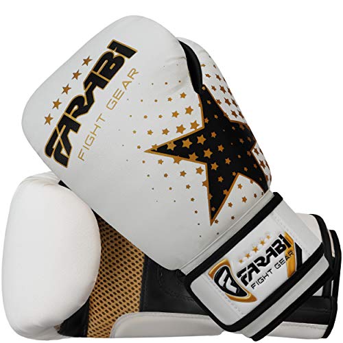 Farabi Guantes de boxeo Niñas 6 onzas Farabi Guantes de boxeo Niñas 6 onzas