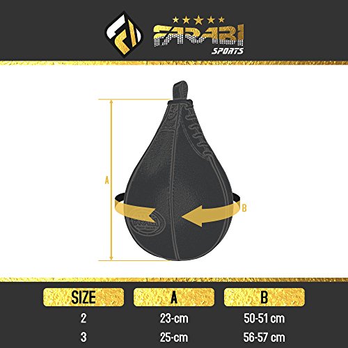 FARABI Leather Speed Ball Black Muay Thai MMA Material Arts Speed Ball MMA Speed Ball Workout Speed Ball Training Speed Ball Punching Speed Ball Boxing Speedball Punching Workout Speed Ball