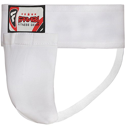 FARABI Muay Thai Fitness Groin Protector Groin Guard Boxing Groin Guard (M)