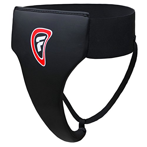 Farabi Sports Female Ladies Groin Guard Protector Kick Boxing Mix Martial Arts Womens (Black, S/M)