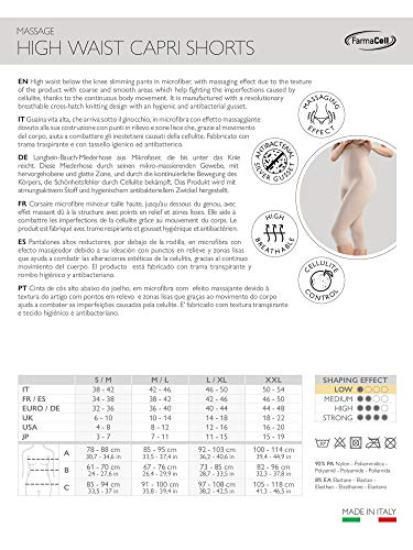 Farmacell 123 (Carne, M/L) Faja Pantalon con Cintura Alta Que Cubre hasta la Pantorrilla, con Efecto masajeador Farmacell 123 (Carne, M/L) Faja Pantalon con Cintura Alta Que Cubre hasta la Pantorrilla, con Efecto masajeador