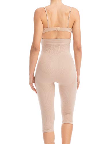 Farmacell 323 (Carne, M/L) Pantalon hasta la Pantorrilla con Talle Alto, Moldeador, Anti-Celulitis y con Efecto Push-up Farmacell 323 (Carne, M/L) Pantalon hasta la Pantorrilla con Talle Alto, Moldeador, Anti-Celulitis y con Efecto Push-up