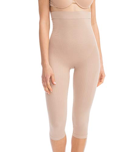 Farmacell 323 (Carne, M/L) Pantalon hasta la Pantorrilla con Talle Alto, Moldeador, Anti-Celulitis y con Efecto Push-up Farmacell 323 (Carne, M/L) Pantalon hasta la Pantorrilla con Talle Alto, Moldeador, Anti-Celulitis y con Efecto Push-up