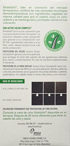 Farmatint Gel 1N Negro | Color Natural y Duradero | Componentes Vegetales y Aceites Naturales | sin Amoníaco | sin Parabenos | Dermatológicamente Testado