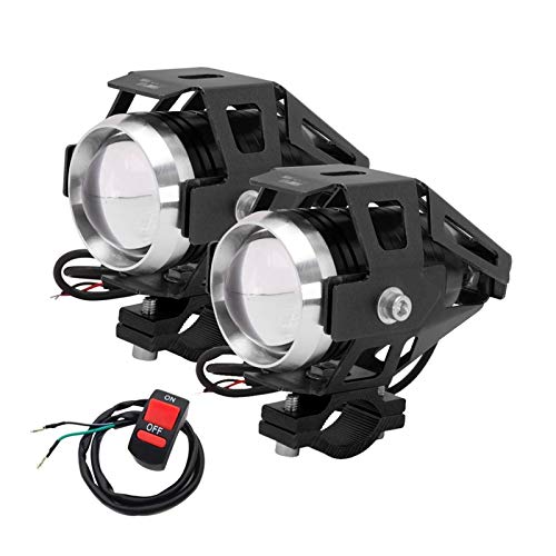 Faros de la Motocicleta CREE U5 DRL Niebla Lámparas de conducción Luces Luces de señal Fog Fog Punto LUZ 12V 125W 3000LMW U5 DRL Stud Street Bike (Color : 2PCS) Faros de la Motocicleta CREE U5 DRL Niebla Lámparas de conducción Luces Luces de señal Fog Fog Punto LUZ 12V 125W 3000LMW U5 DRL Stud Street Bike (Color : 2PCS)