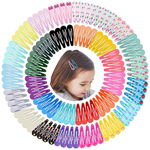 Fascigirl 120 Piezas Clips Pelo Niña Pinza de Pelo Orquillas Para el Pelo Niña Clips Pelo Horquillas Pelo Bebe Niña Para Niñas Pequeñas Accesorios Pelo Niña