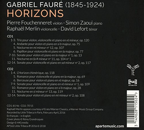 Fauré: Horizons (Chamber Music) Fauré: Horizons (Chamber Music)