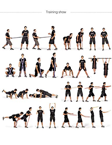 FBBULES Banda de Resistencia Banda Elástica Resistencia y Dominadas Banda de Tirón Asistida Bandas Portátiles de Resistencia de Bucle para Gimnasio/Entrenamiento de/Yoga/Levantamiento de Pesas FBBULES Banda de Resistencia Banda Elástica Resistencia y Dominadas Banda de Tirón Asistida Bandas Portátiles de Resistencia de Bucle para Gimnasio/Entrenamiento de/Yoga/Levantamiento de Pesas