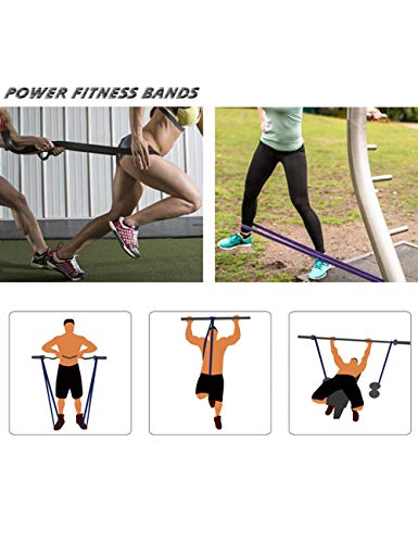 FBBULES Banda de Resistencia Banda Elástica Resistencia y Dominadas Banda de Tirón Asistida Bandas Portátiles de Resistencia de Bucle para Gimnasio/Entrenamiento de/Yoga/Levantamiento de Pesas FBBULES Banda de Resistencia Banda Elástica Resistencia y Dominadas Banda de Tirón Asistida Bandas Portátiles de Resistencia de Bucle para Gimnasio/Entrenamiento de/Yoga/Levantamiento de Pesas