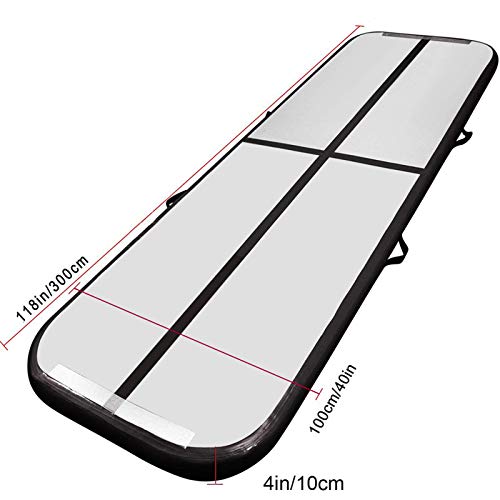 FBSPORT Airtrack Pista de Aire, 3M de Longitud Colchoneta Hinchable, Colchoneta de Gimnasia con Bomba, Alfombra de Entrenamiento para Gimnasio FBSPORT Airtrack Pista de Aire, 3M de Longitud Colchoneta Hinchable, Colchoneta de Gimnasia con Bomba, Alfombra de Entrenamiento para Gimnasio