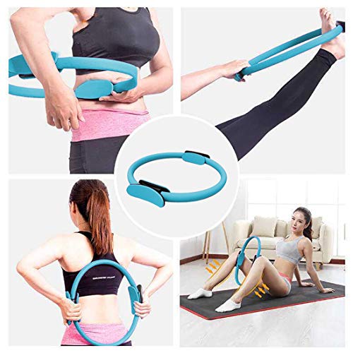 FBSPORT Anillo de Pilates Yoga Ring Magic Fitness Circle con asaentrenamiento Equipo de Resistencia Workout Gym Entrenamiento 38cm FBSPORT Anillo de Pilates Yoga Ring Magic Fitness Circle con asaentrenamiento Equipo de Resistencia Workout Gym Entrenamiento 38cm