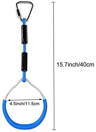 FBSPORT Anillos De La Gimnasia para Niños de Aire Libre, Juegos de Juegos Equipos de Patio al Aire Libre para, Anillo de Escalada, Anillo para Niños FBSPORT Anillos De La Gimnasia para Niños de Aire Libre, Juegos de Juegos Equipos de Patio al Aire Libre para, Anillo de Escalada, Anillo para Niños