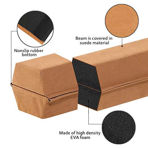 FBSPORT Viga de Equilibrio, 270 cm Viga de Gimnasia, Barra de Equilibrio para Niños, Equilibrio Beam de Gimnasia de Plegable, Balance Beam FBSPORT Viga de Equilibrio, 270 cm Viga de Gimnasia, Barra de Equilibrio para Niños, Equilibrio Beam de Gimnasia de Plegable, Balance Beam