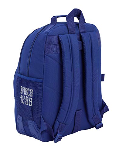 FC Barcelona Mochila Doble con cantoneras Adaptable a Carro. FC Barcelona Mochila Doble con cantoneras Adaptable a Carro.