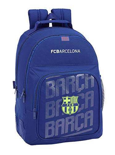 FC Barcelona Mochila Doble con cantoneras Adaptable a Carro.