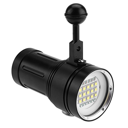 Fdit 15 x L2 Brillante LED Linterna de Buceo Antorcha de Aluminio Sumergible Impermeable Fotografía Video Antorcha Socialme-EU