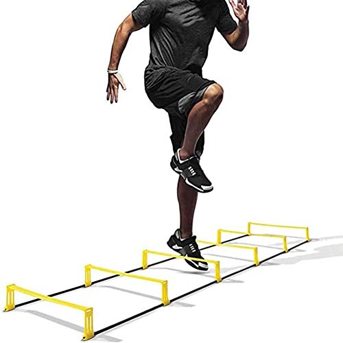 FDYD De Doble propósito ágil Escalera Escalera de Vallas Velocidad de Entrenamiento de Salto de cuadrícula para la Aptitud Pace Coordinación de Baloncesto del pie El Tren del Equipo FDYD De Doble propósito ágil Escalera Escalera de Vallas Velocidad de Entrenamiento de Salto de cuadrícula para la Aptitud Pace Coordinación de Baloncesto del pie El Tren del Equipo