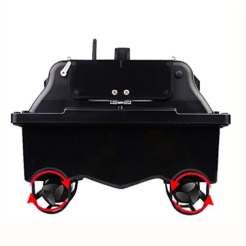 FDYD RC Pesca Bait Boat 2kg Cargando 3 Piezas de Tanques con Motores Dobles Barco de Cebo de Pescado, 500 m / 1640 pies Control Remoto de Cebo Pesca en Barco (5200mAh / 12000mAh),5200mah