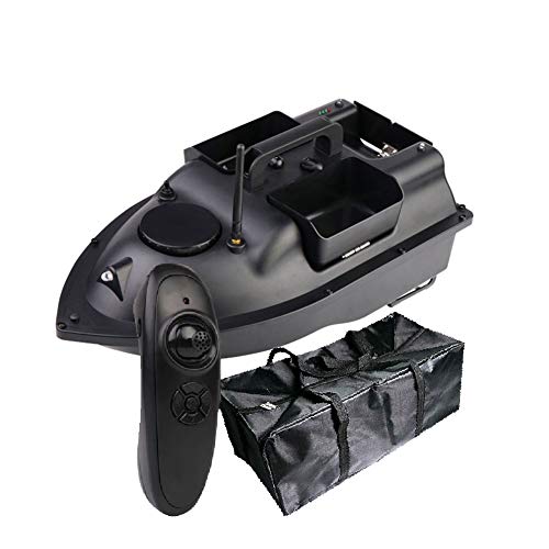 FDYD RC Pesca Bait Boat 2kg Cargando 3 Piezas de Tanques con Motores Dobles Barco de Cebo de Pescado, 500 m / 1640 pies Control Remoto de Cebo Pesca en Barco (5200mAh / 12000mAh),5200mah