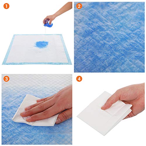 FEANDREA 100 Unidades Empapadores Toallitas Pañales Almohadillas de Entrenamiento para Mascotas Absorbente 90 x 60 cm PTD90B FEANDREA 100 Unidades Empapadores Toallitas Pañales Almohadillas de Entrenamiento para Mascotas Absorbente 90 x 60 cm PTD90B