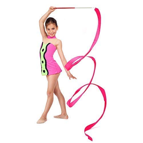Febbya Danza Cinta, Gimnasias Rítmicas 6 Piezas 2 Metros Cintas de Gimnasia Rítmica para niños Baile artístico, Giro de bastón, Gimnasia, Entrenamiento, Actividades Divertidas Febbya Danza Cinta, Gimnasias Rítmicas 6 Piezas 2 Metros Cintas de Gimnasia Rítmica para niños Baile artístico, Giro de bastón, Gimnasia, Entrenamiento, Actividades Divertidas
