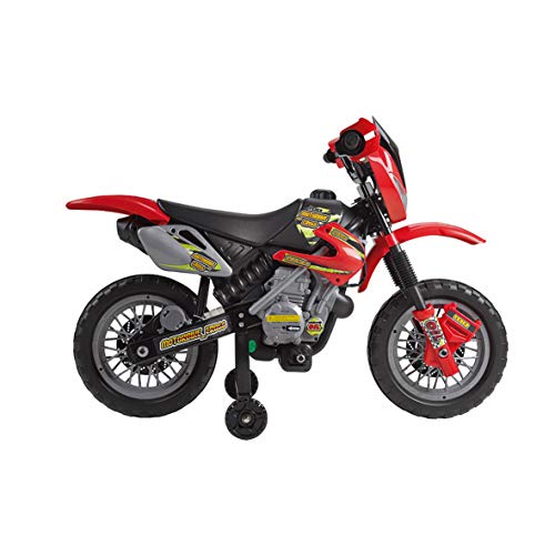 FEBER 6V Motorbike Cross, 400F, 6 V, Color Negro, Gris, Rojo, Amarillo (Famosa 800011250) FEBER 6V Motorbike Cross, 400F, 6 V, Color Negro, Gris, Rojo, Amarillo (Famosa 800011250)