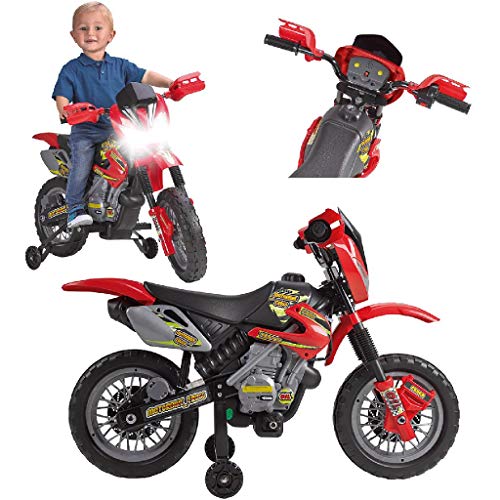 FEBER 6V Motorbike Cross, 400F, 6 V, Color Negro, Gris, Rojo, Amarillo (Famosa 800011250) FEBER 6V Motorbike Cross, 400F, 6 V, Color Negro, Gris, Rojo, Amarillo (Famosa 800011250)