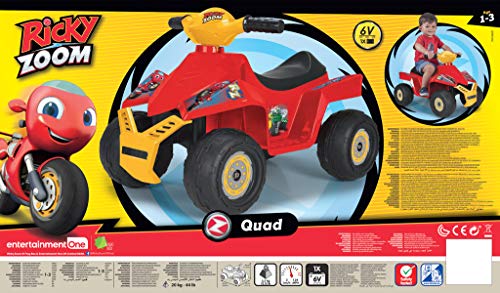 FEBER - Quad Infantil Rick Zoom con batería 6 V (Famosa 800012816)