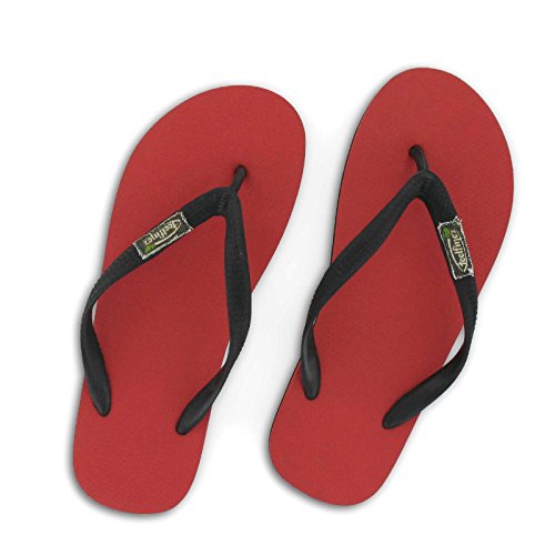 Feelfine'z: Sevilla, Rojo – Negro 49/50, Chanclas Original de Feelfine'z Hechas de Caucho Natural en Las Tallas 37/38 a 49/50.