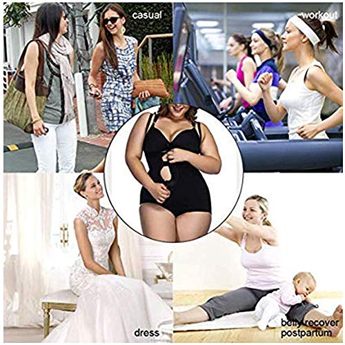 FeelinGirl Mujer Faja Reductora con Cinta Ajustable Corsé Bustier Ajustable Cremallera Shapewear Corset Waist Trainer Negro XL/Talla 42-44 FeelinGirl Mujer Faja Reductora con Cinta Ajustable Corsé Bustier Ajustable Cremallera Shapewear Corset Waist Trainer Negro XL/Talla 42-44