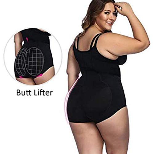 FeelinGirl Mujer Faja Reductora con Cinta Ajustable Corsé Bustier Ajustable Cremallera Shapewear Corset Waist Trainer Negro XL/Talla 42-44 FeelinGirl Mujer Faja Reductora con Cinta Ajustable Corsé Bustier Ajustable Cremallera Shapewear Corset Waist Trainer Negro XL/Talla 42-44