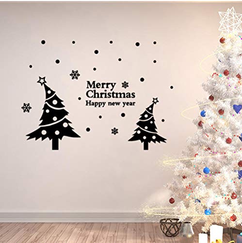 Feliz Año Nuevo pegatinas de pared decoración del hogar sala de estar decoración de la pared decoración de la casa accesorios 53x42cm Feliz Año Nuevo pegatinas de pared decoración del hogar sala de estar decoración de la pared decoración de la casa accesorios 53x42cm