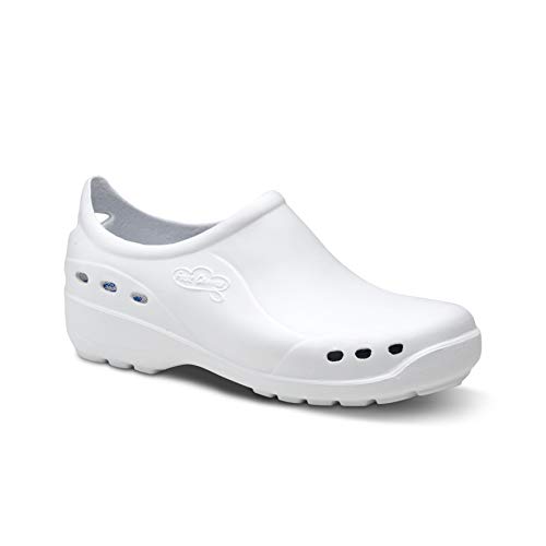 Feliz Caminar - Flotantes Shoes, Zapato Sanitario, Blanco, 39 EU Feliz Caminar - Flotantes Shoes, Zapato Sanitario, Blanco, 39 EU