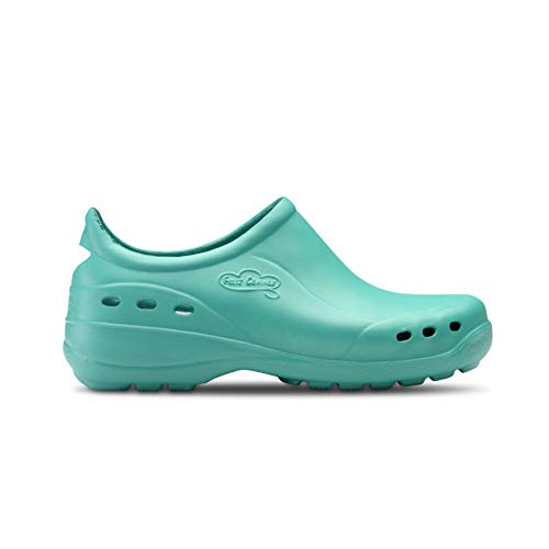 Feliz Caminar - Flotantes Shoes, Zapato Sanitario, Verde, 40 EU Feliz Caminar - Flotantes Shoes, Zapato Sanitario, Verde, 40 EU