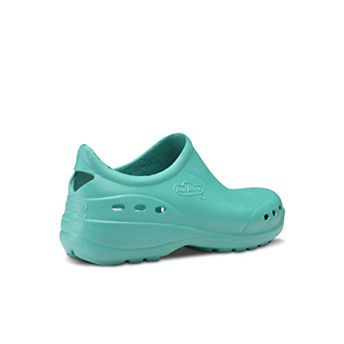 Feliz Caminar - Flotantes Shoes, Zapato Sanitario, Verde, 40 EU